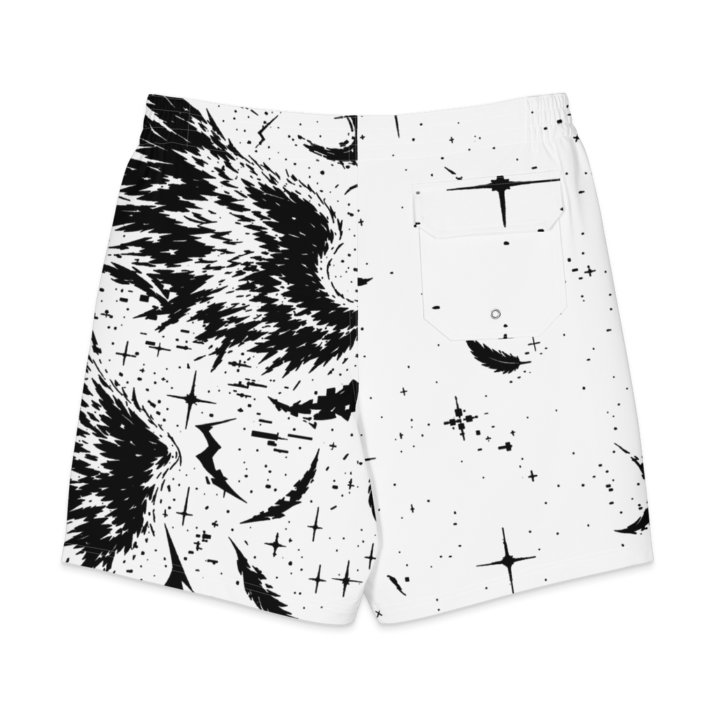 Angel Static Board Shorts - back