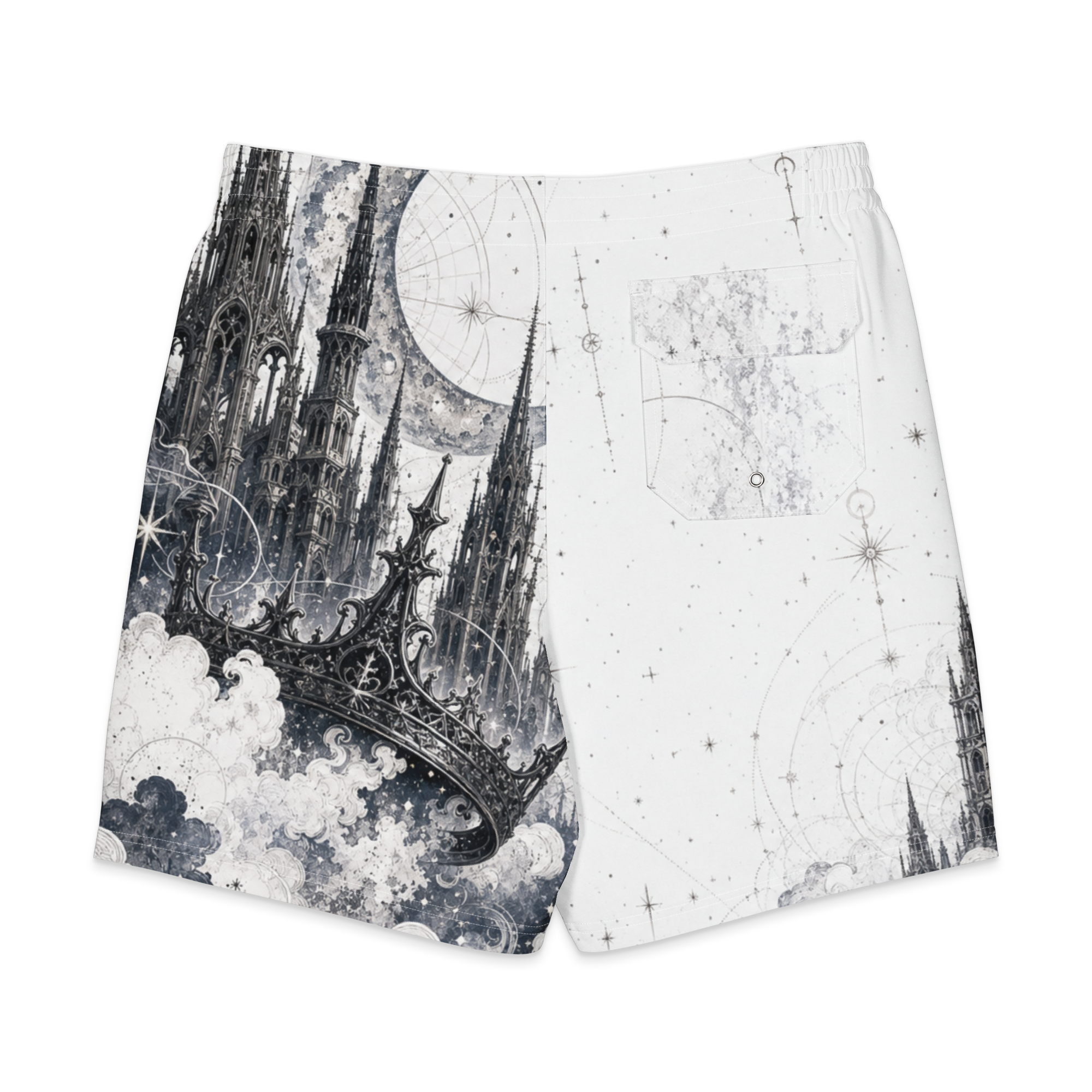 Astral Crown Board Shorts - back