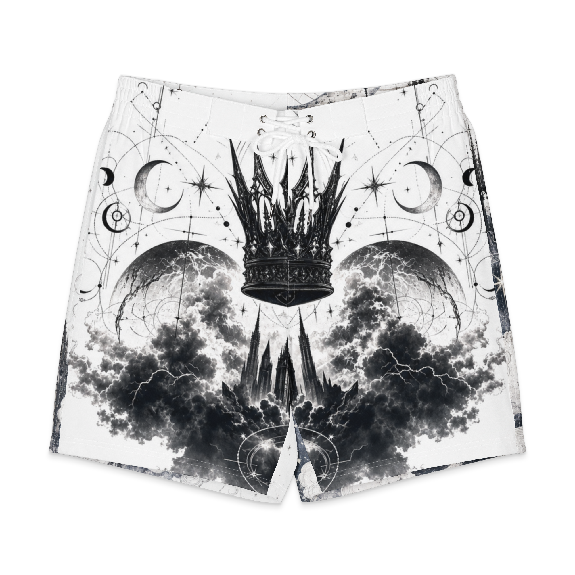 Astral Crown Board Shorts - front