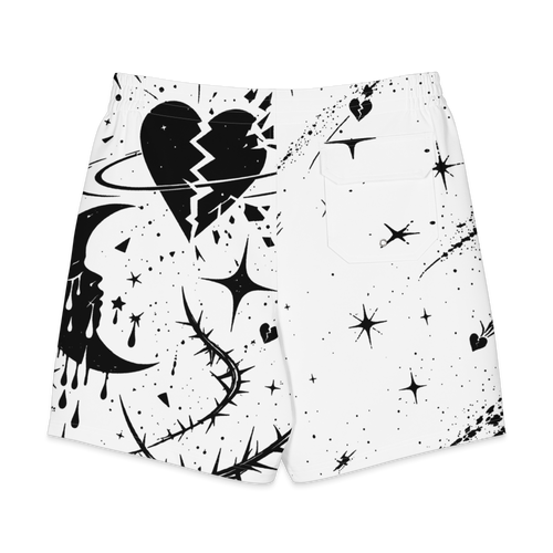 Cosmic Heartbreak Board Shorts - back