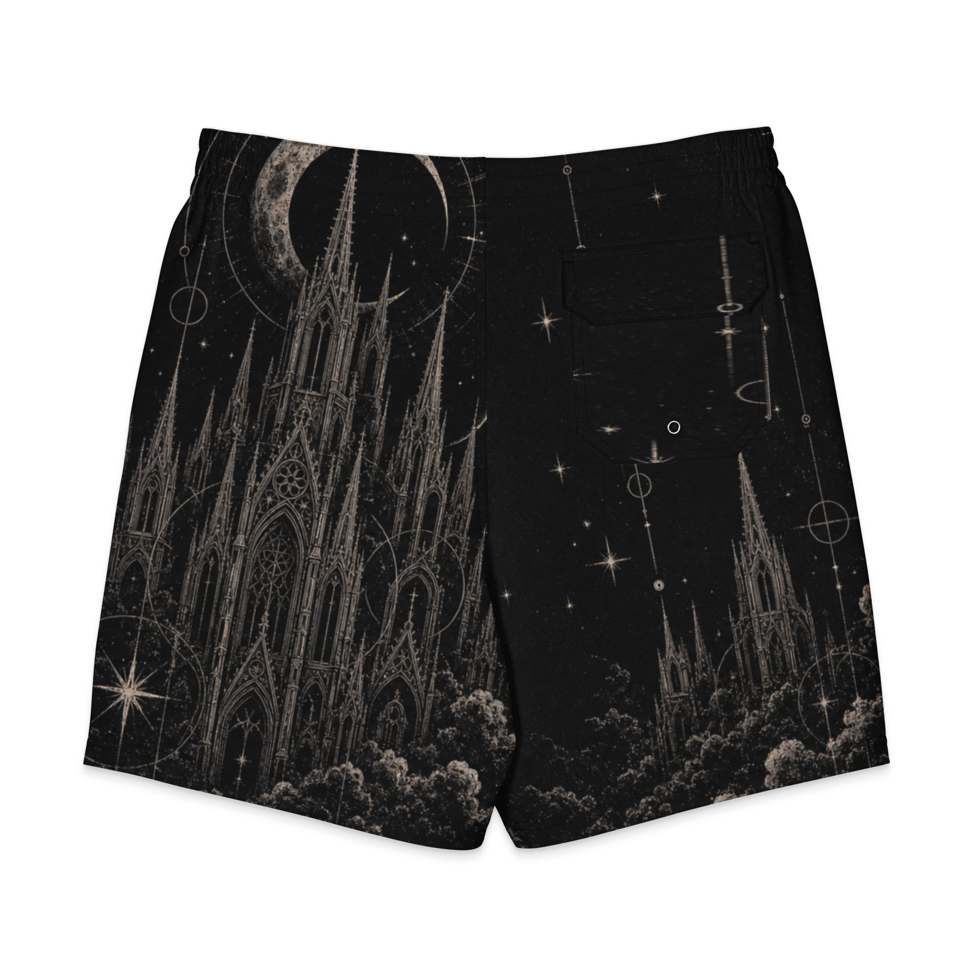 Dead Stars Board Shorts - back