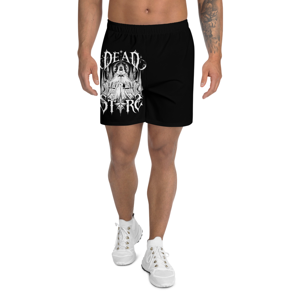 Dead Stars Long Athletic Shorts - front