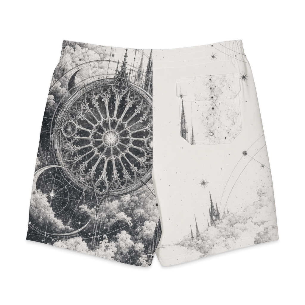 Zodiac Cathedral Board Shorts - back