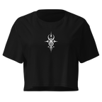 Helix Sigil Crop Top - Black