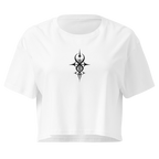 Helix Sigil Crop Top - White