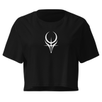 Horns Sigil Crop Top - Black