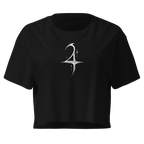 Jupiter Sigil Crop Top - Black