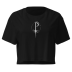 P-Sigil Sigil Crop Top - Black