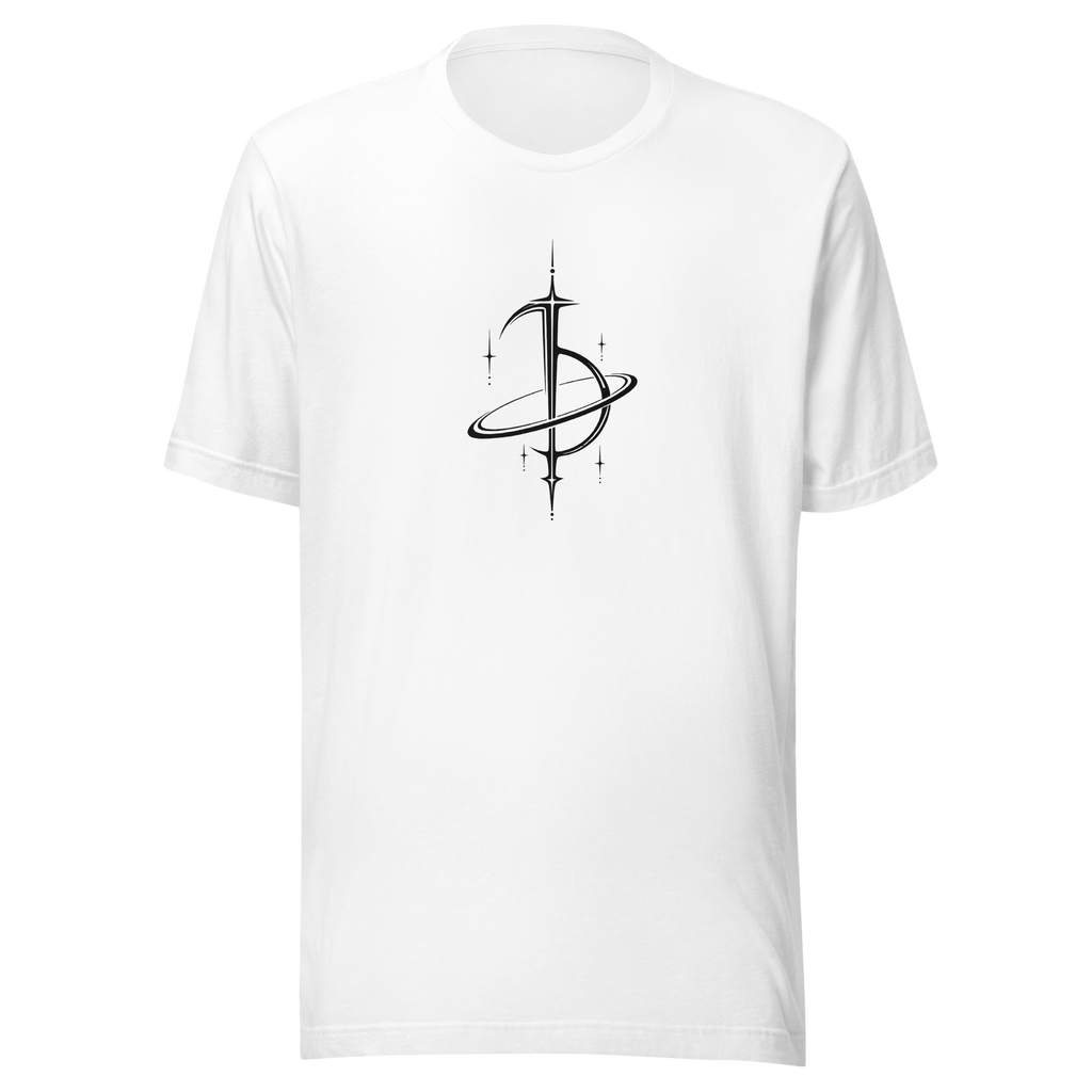 Saturn Sigil Tee - White