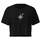 Shooting Star Sigil Crop Top - Black