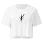 Shooting Star Sigil Crop Top - White