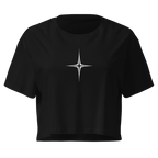 Star Sigil Crop Top - Black