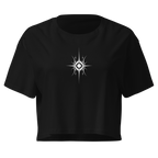 Sun Sigil Crop Top - Black