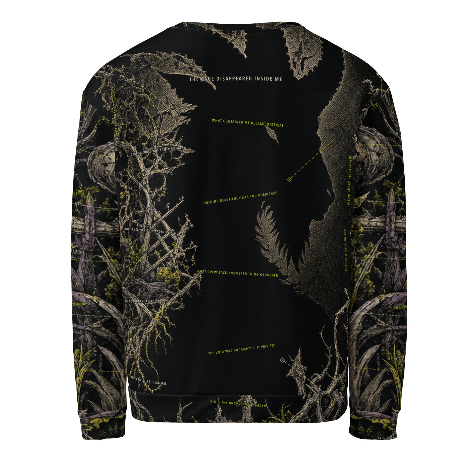 The Soft Thing Ate the Cage Sweatshirt - Black back