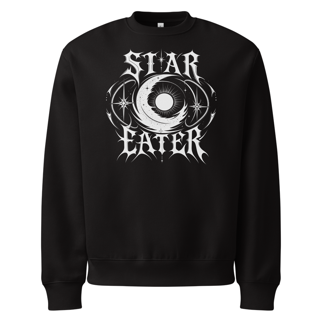 Star Eater Sweatshirt - Design I Black
