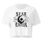 Star Eater Crop Top - Design I White