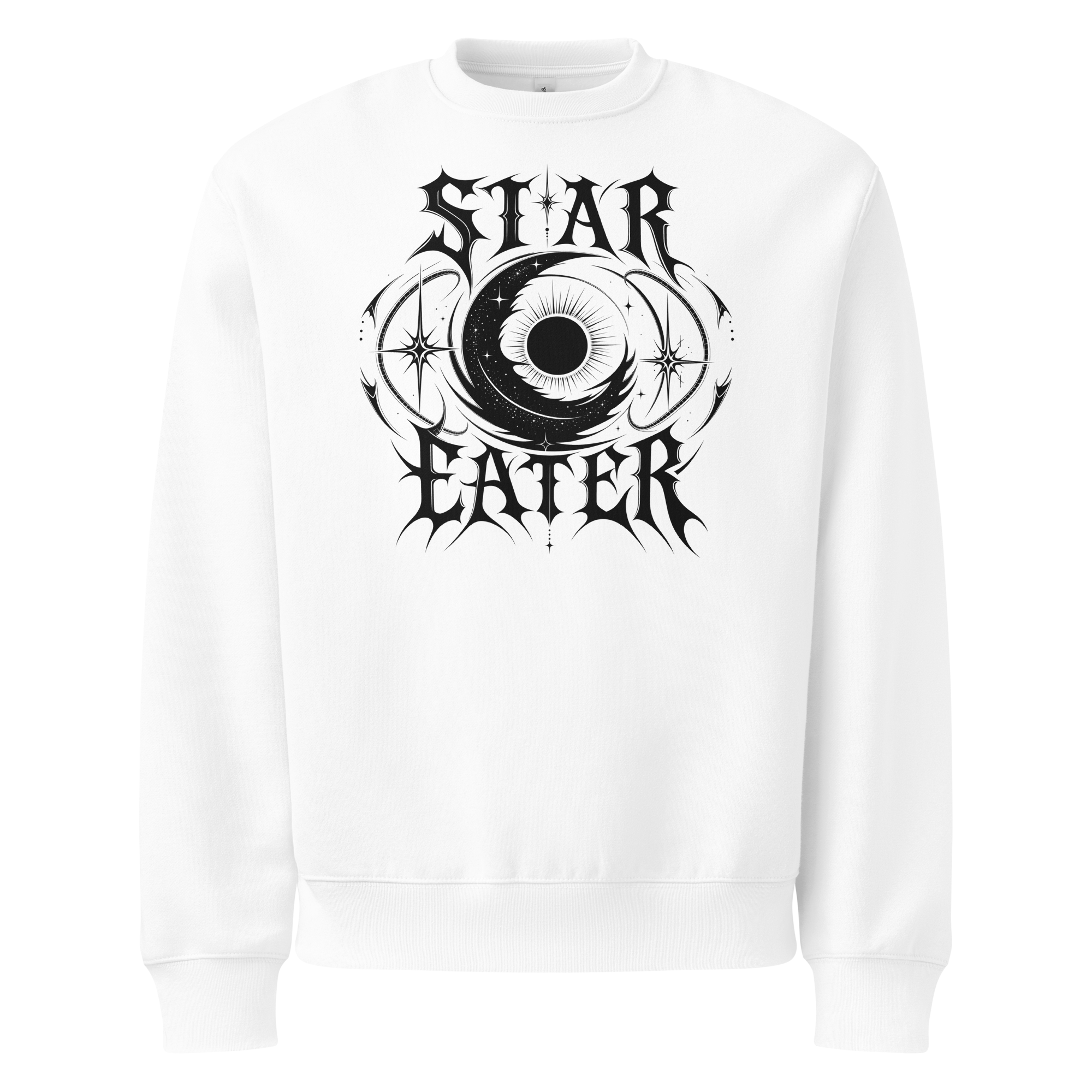Star Eater Sweatshirt - Design I White
