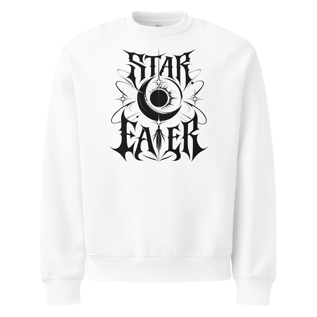 Star Eater Sweatshirt - Design II White