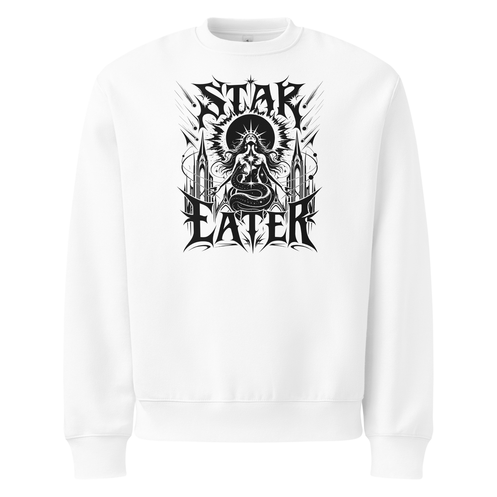 Star Eater Sweatshirt - Design III White