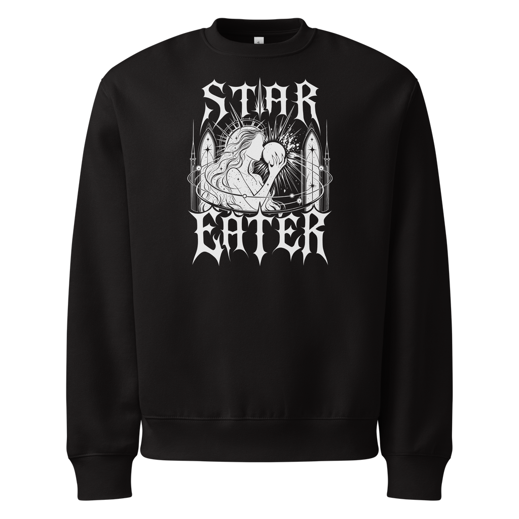Star Eater Sweatshirt - Design IV Black