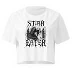 Star Eater Crop Top - Design IV White