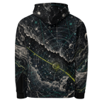 Star Wound Hoodie - Black back