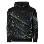 Star Wound Hoodie - Black front
