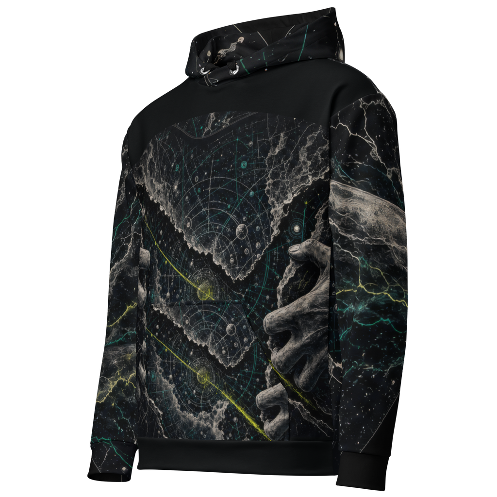Star Wound Hoodie - Black side