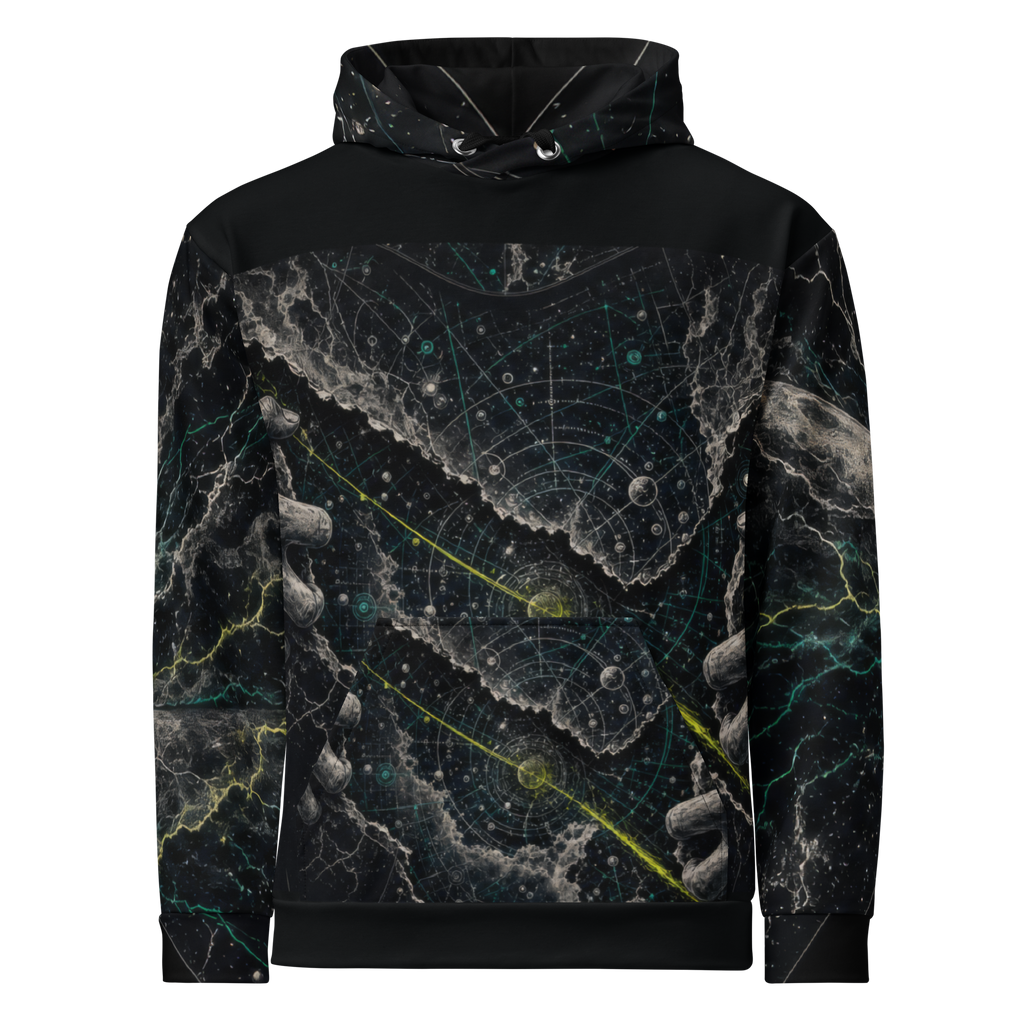 Star Wound Hoodie - Black sleeve