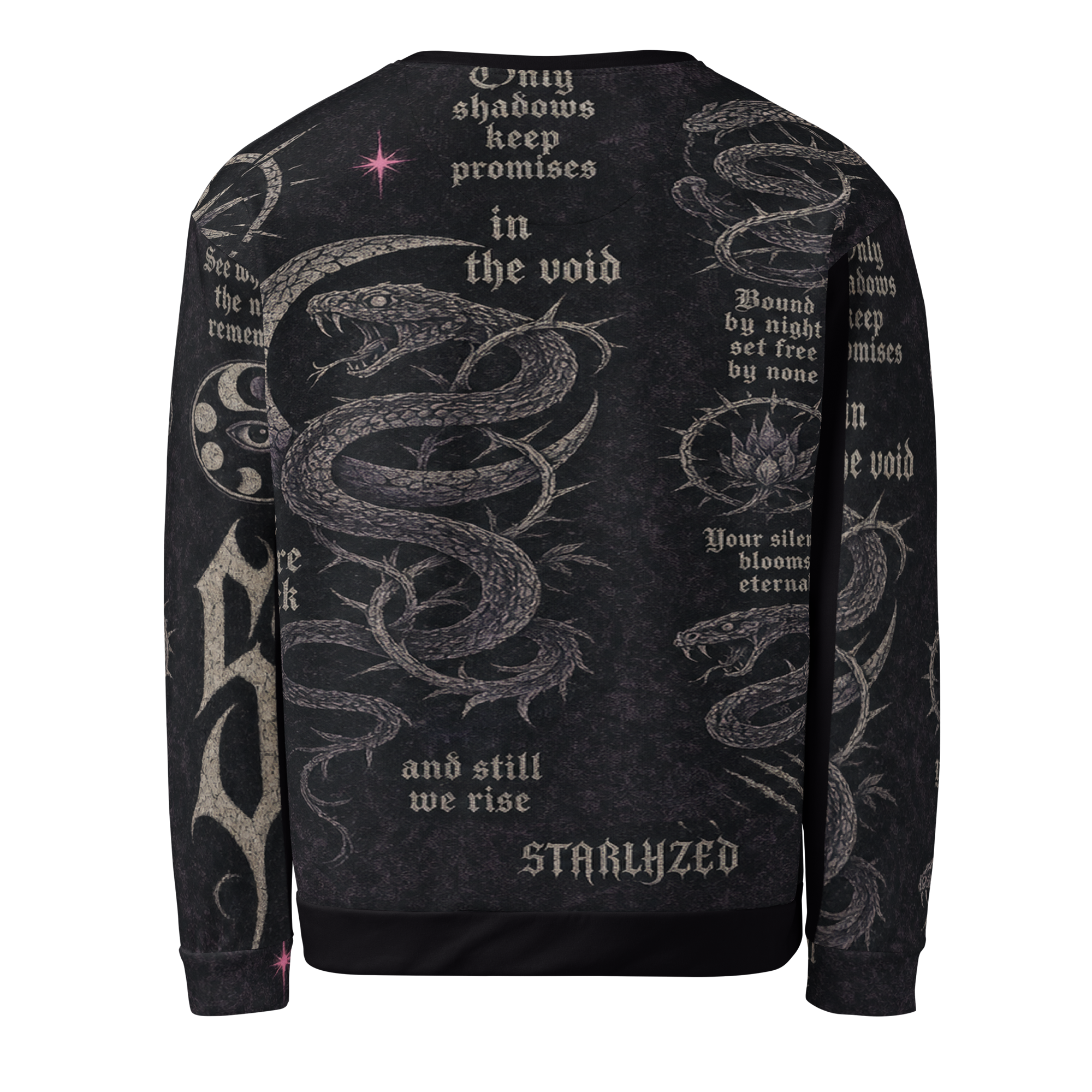 Starlyzed After Dark Sweatshirt - Black back