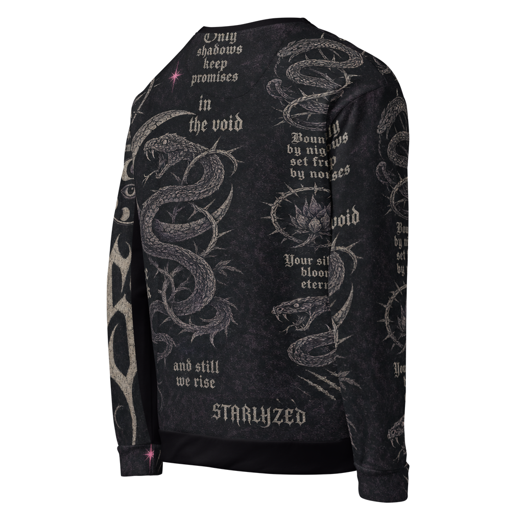 Starlyzed After Dark Sweatshirt - Black right back