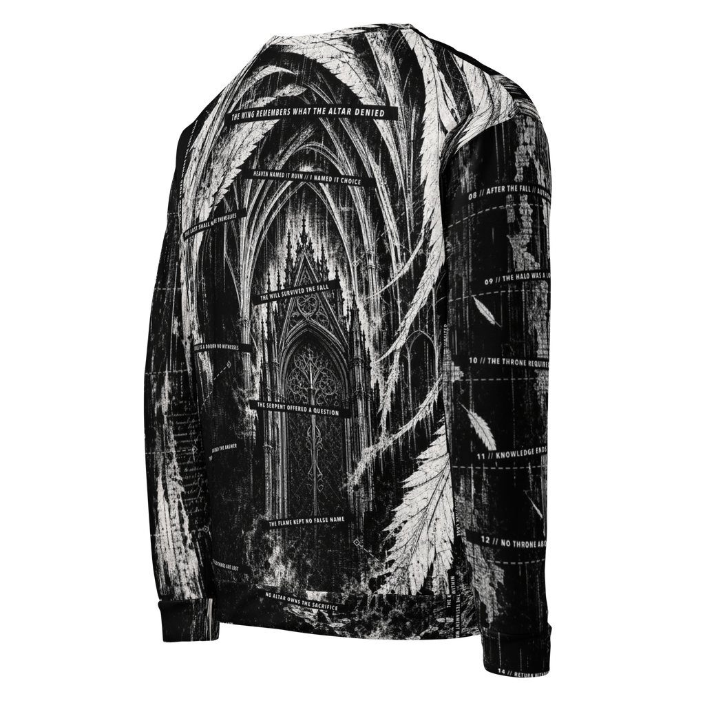 Black Feather Testament Sweatshirt - Black Feather Testament back