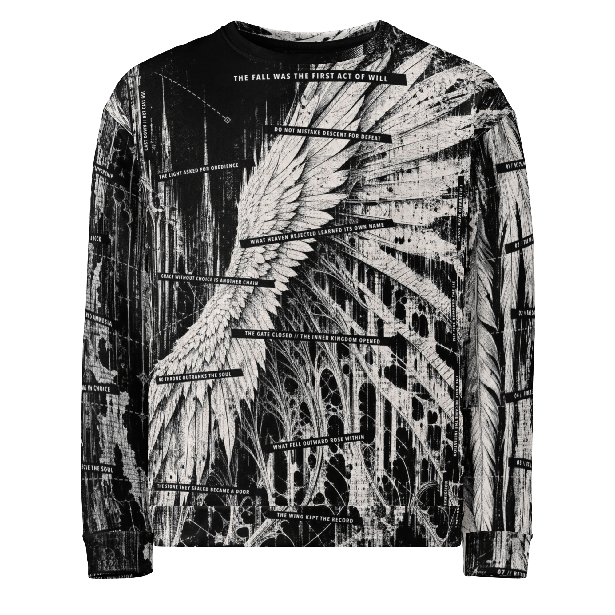 Black Feather Testament Sweatshirt - Black Feather Testament front