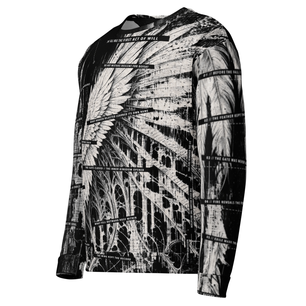 Black Feather Testament Sweatshirt - Black Feather Testament (left)