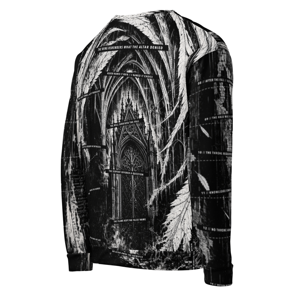 Black Feather Testament Sweatshirt - Black Feather Testament (right)