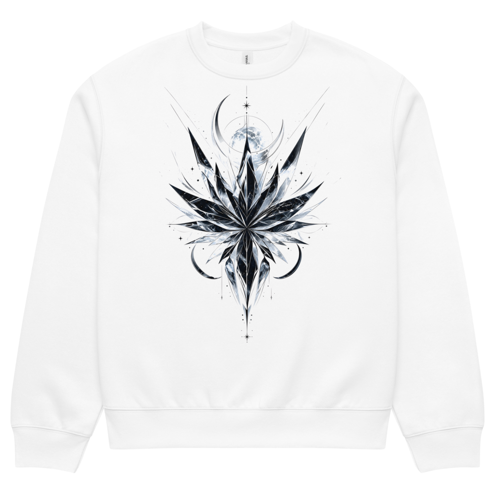 Crystal Veil Sweatshirt - Frost Bloom