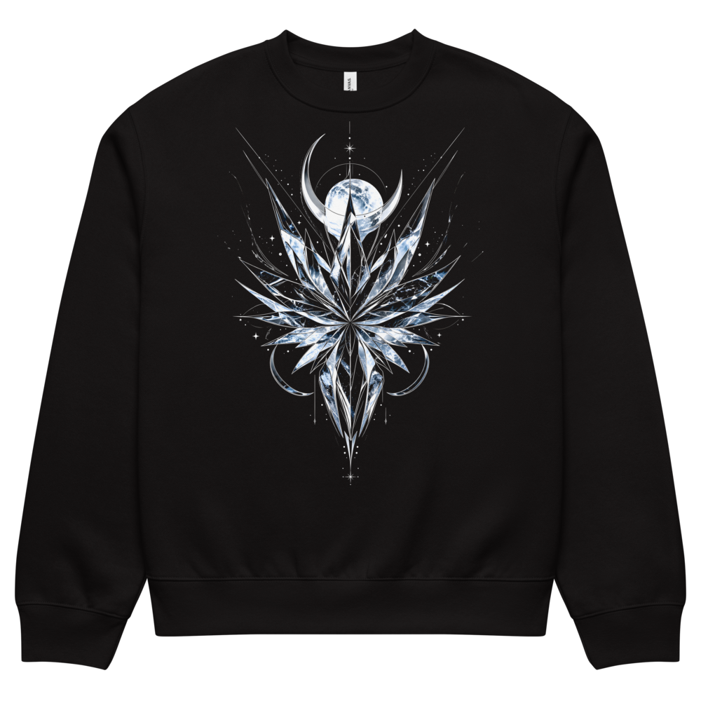 Crystal Veil Sweatshirt - Frost Bloom