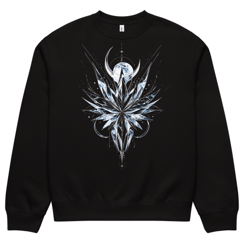 Crystal Veil Sweatshirt - Frost Bloom