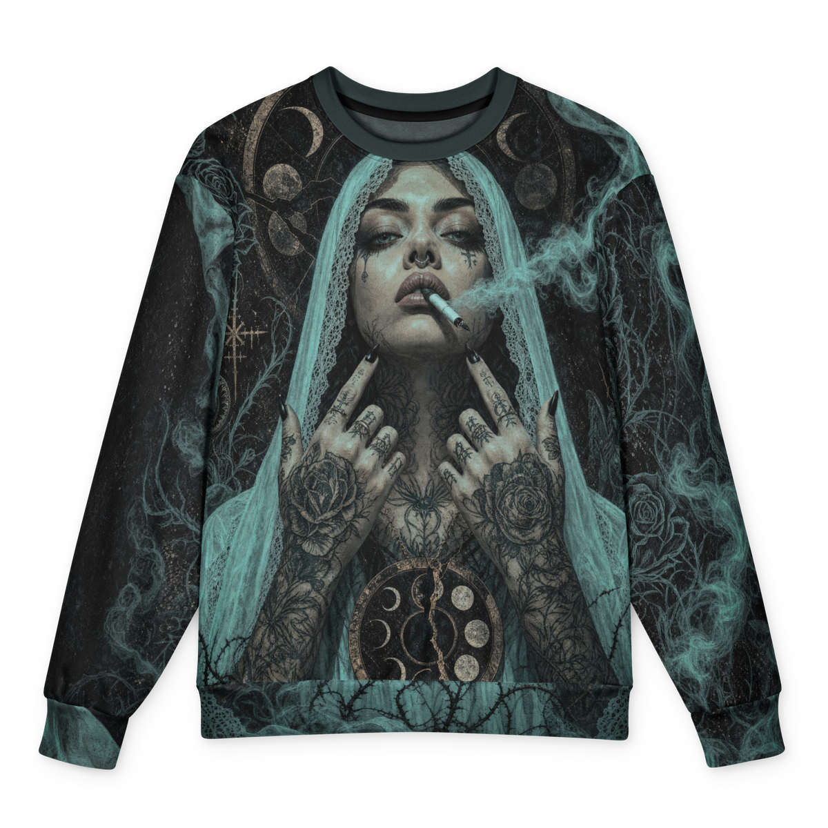 Cyan Vice Sweatshirt front