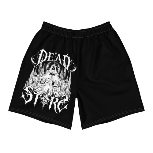 Dead Stars Long Athletic Shorts - front