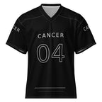 Cancer 04 Jersey Black front mockup