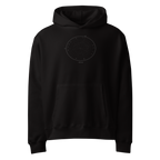 The Natal Chart Hoodie, Black — personalized birth chart apparel by Starlyzed