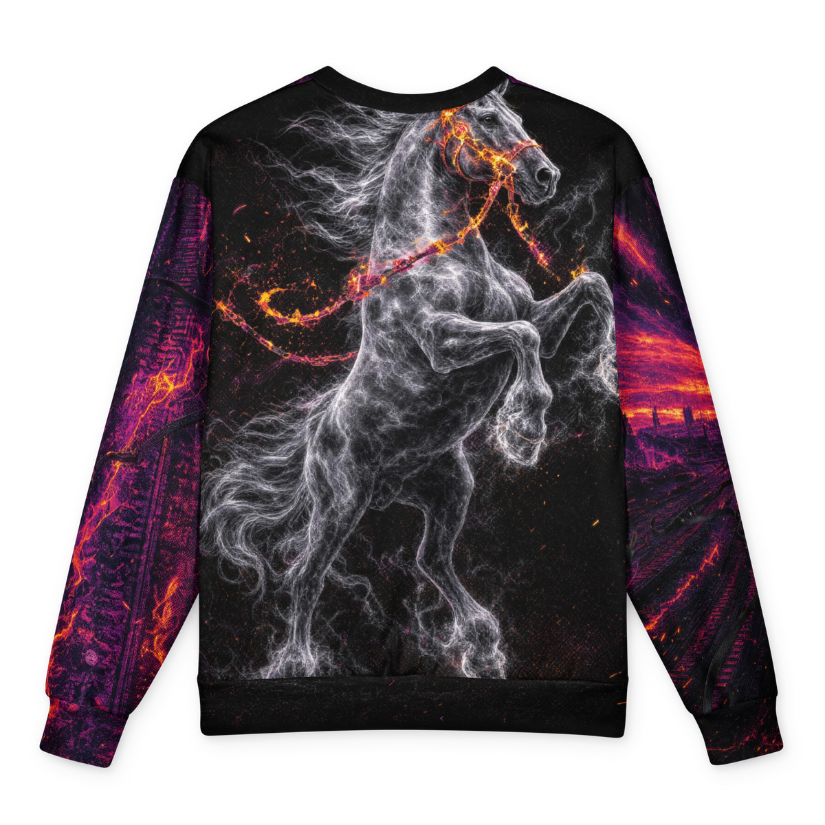 The Reins Burned First Sweatshirt back