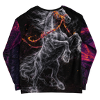 The Reins Burned First Sweatshirt - The Reins Burned First (back)