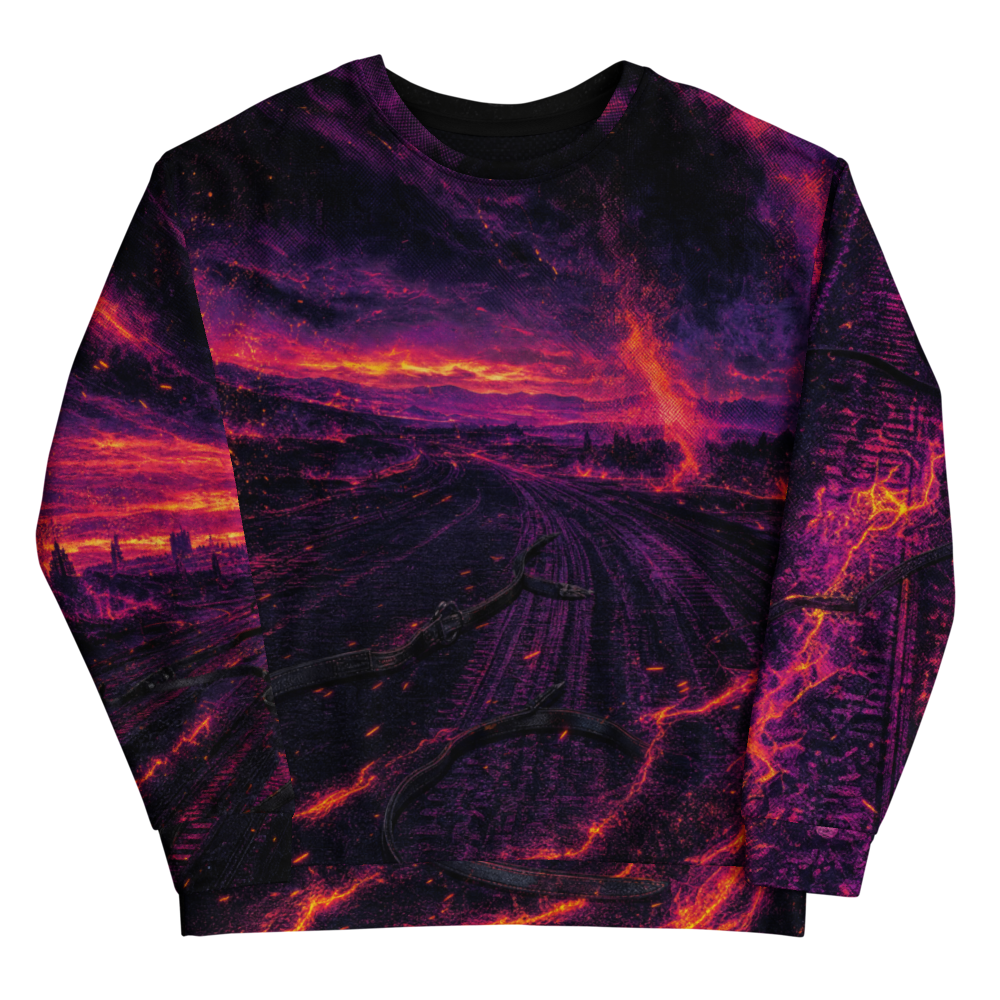 The Reins Burned First Sweatshirt - The Reins Burned First (front)