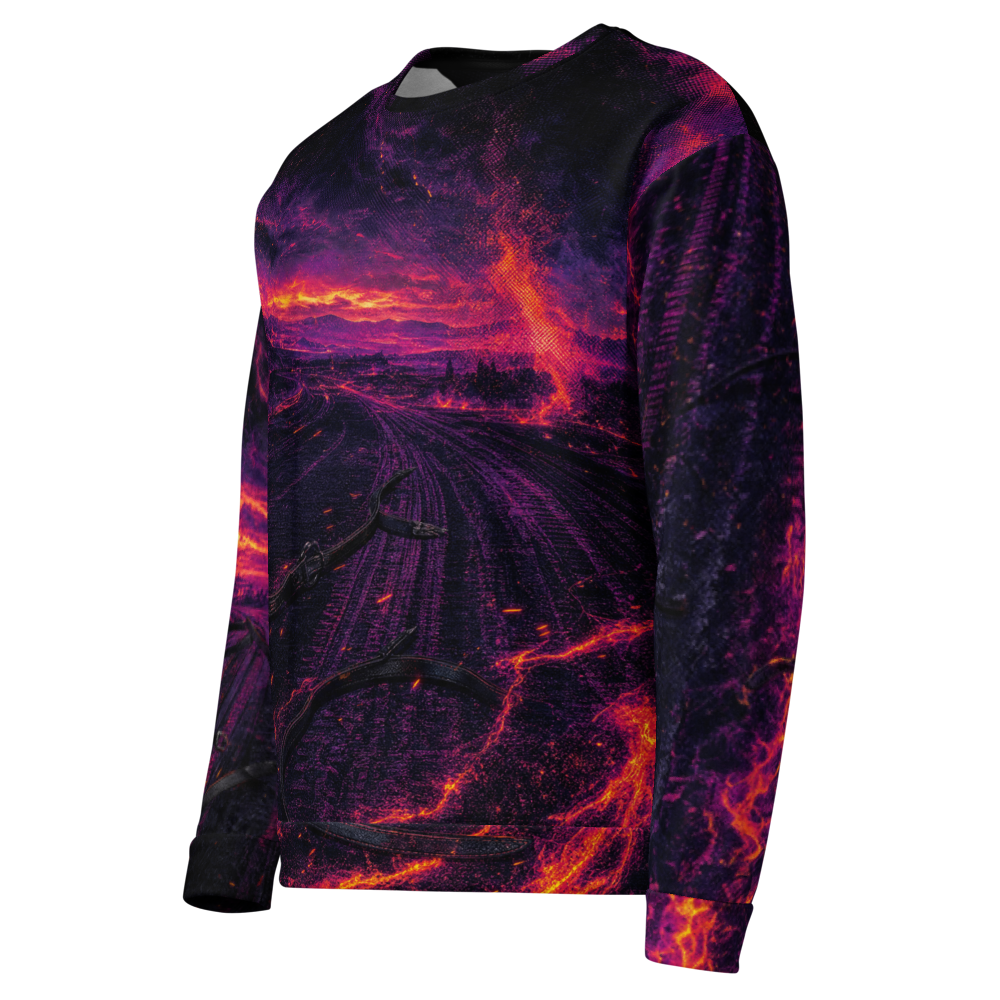 The Reins Burned First Sweatshirt - The Reins Burned First (left)