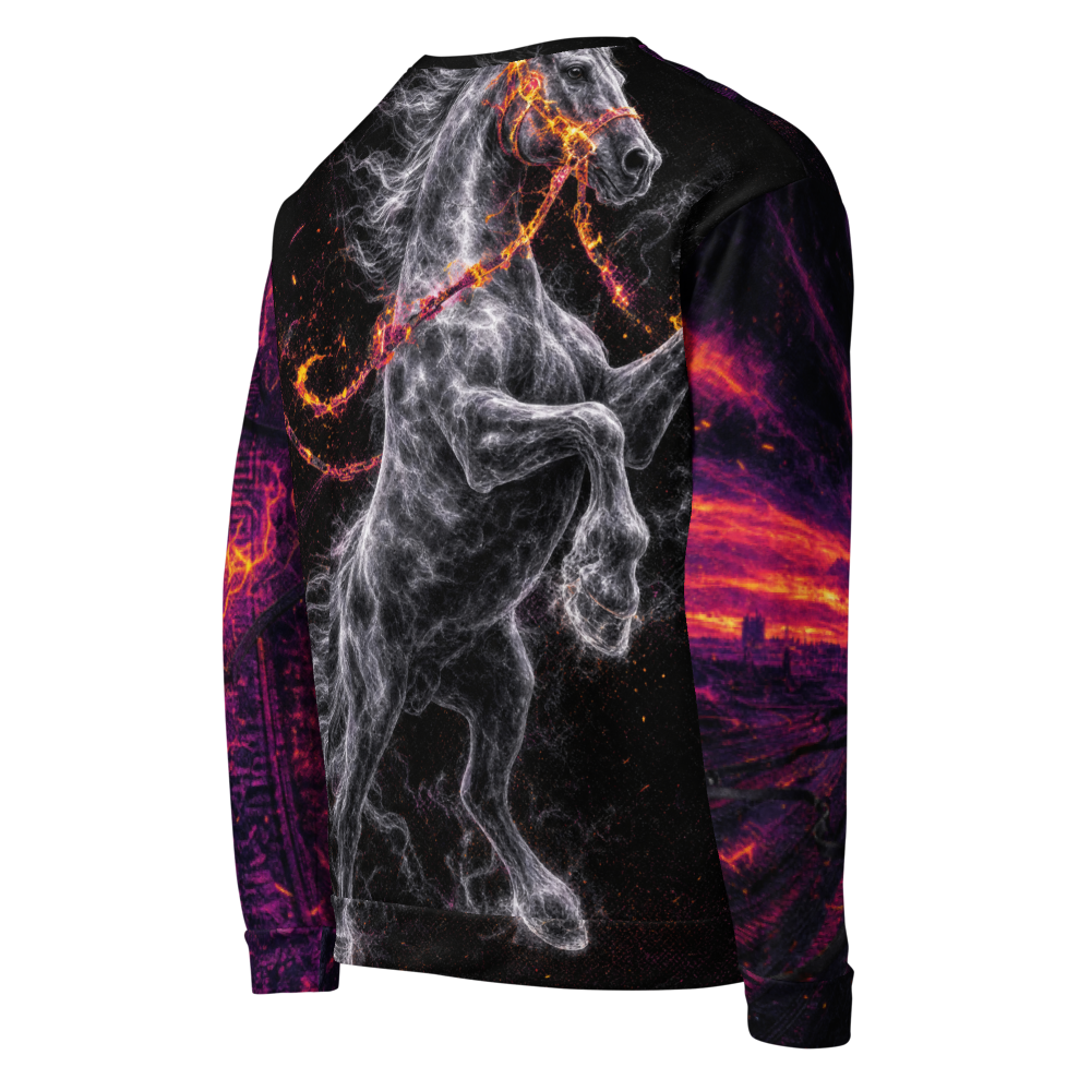 The Reins Burned First Sweatshirt - The Reins Burned First (right)
