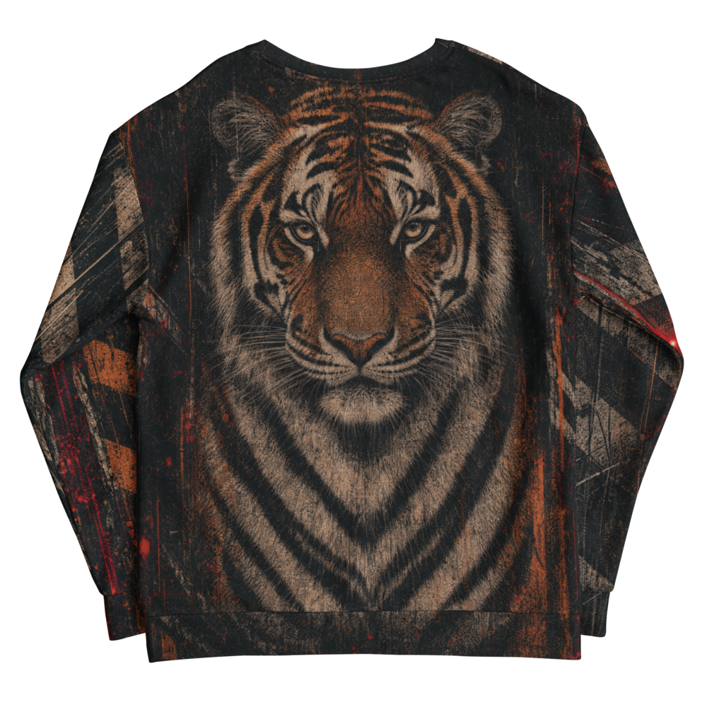 The Stripes Were a Warning Sweatshirt - The Stripes Were a Warning (back)