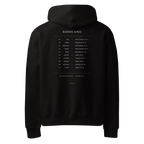 The Tracklist Hoodie, Black — personalized birth chart apparel by Starlyzed