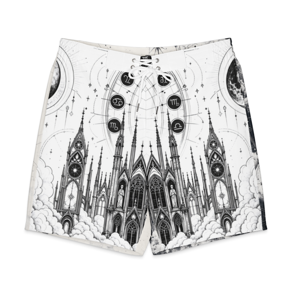 Zodiac Cathedral Board Shorts (front)